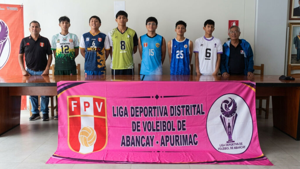 Presentación oficial de las camisetas de las seis selecciones del Nacional Masculino U15 en Abancay.