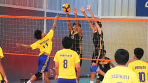 Equipo de MB Vóley durante su participación en la primera edición de la LNSV Masculina U13, donde lidera la tabla de posiciones.